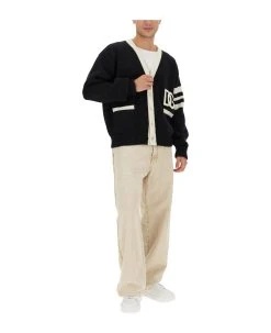 Dolce & Gabbana English Rib Wool Cardigan -Stylish Men-Dolce & Gabbana 935856013434d095279de9e91fcd1bc8