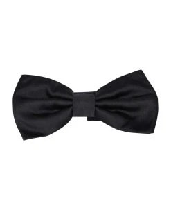 Dolce & Gabbana Silk Black Bow Tie