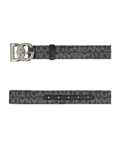 Dolce & Gabbana Coated Canvas Belt -Stylish Men-Dolce & Gabbana 9865cfb8324c98fe287bc9d16ffc1919