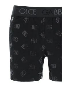 Dolce & Gabbana Long Underwear Trunks With All Over Logo 5 Dolce & Gabbana Long Underwear Trunks With All Over Logo -Stylish Men-Dolce & Gabbana 98b8c65411b492181eb87b388a45b660