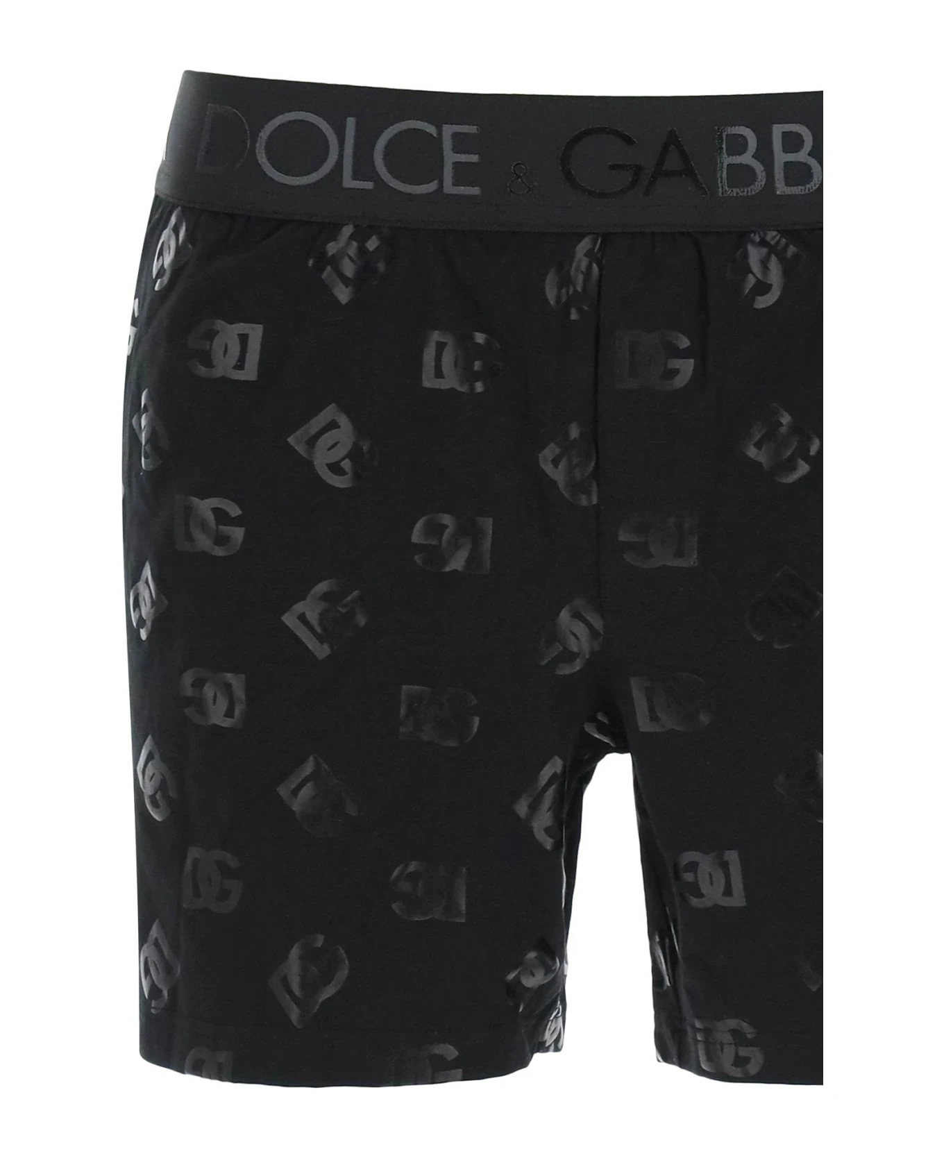Dolce & Gabbana Long Underwear Trunks With All Over Logo 3 Dolce & Gabbana Long Underwear Trunks With All Over Logo - Image 3