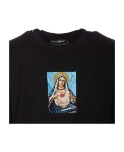 Dolce & Gabbana Termostrass And Printed T-shirt -Stylish Men-Dolce & Gabbana 99c5ca54fa6d67055eac6a089d232aaa