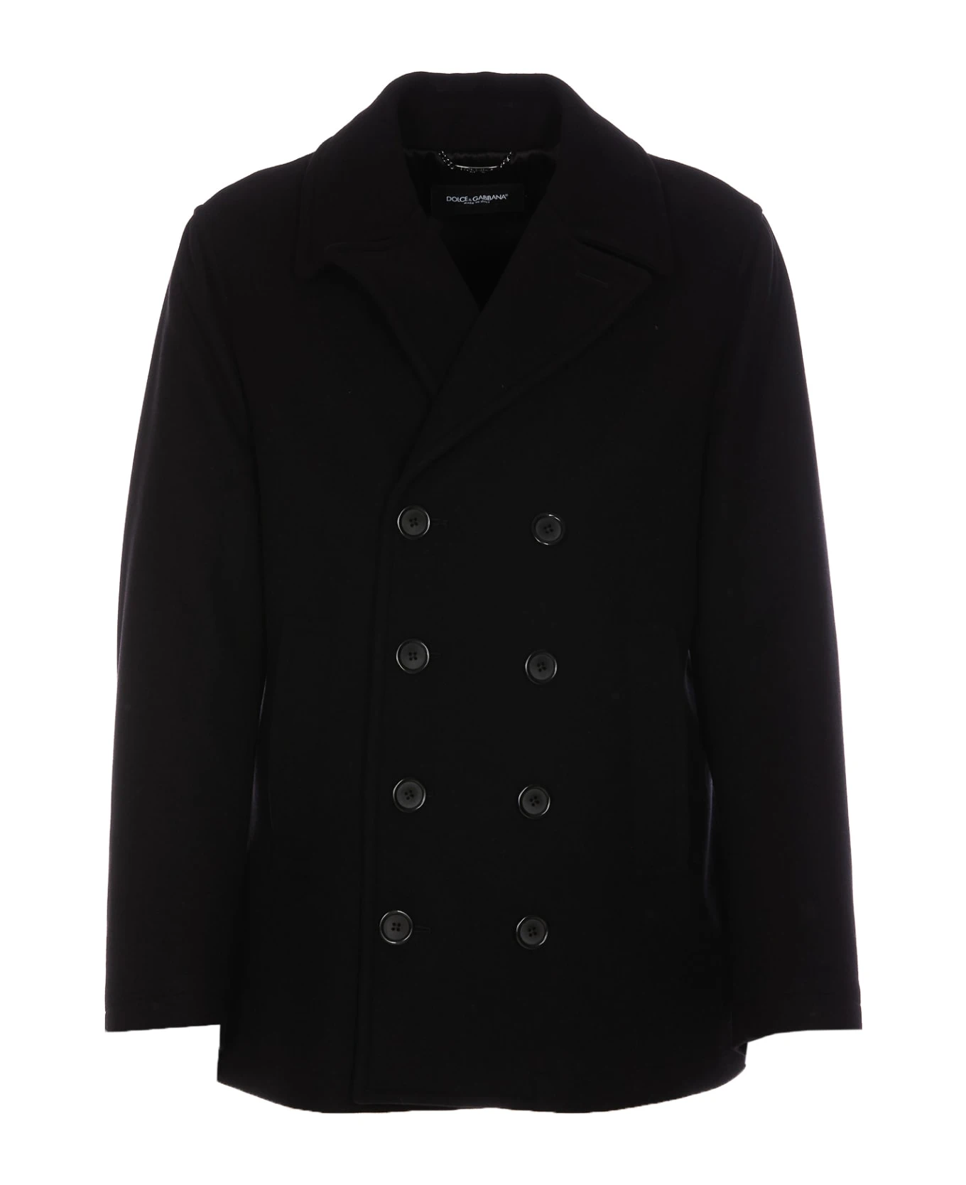 Dolce & Gabbana Logo Plaque Caban 1 Dolce & Gabbana Logo Plaque Caban