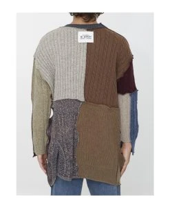 Dolce & Gabbana Patchwork Distressed Cardigan -Stylish Men-Dolce & Gabbana 9df04de6684906149c12b50939274118