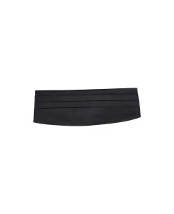 Dolce & Gabbana Silk Black Cummerbund