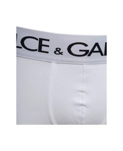 Dolce & Gabbana White Boxer Briefs With Branded Waistband In Stretch Cotton Man -Stylish Men-Dolce & Gabbana 9f87db62ebec034161740b6f5eb33707