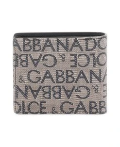 Dolce & Gabbana Jacquard Logo Bi-fold Wallet -Stylish Men-Dolce & Gabbana a06d2eccfd1dcd93e3fde901492c2c9e