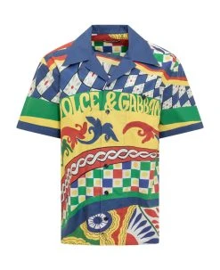 Dolce & Gabbana Cart Print Shirt