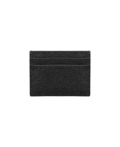 Dolce & Gabbana Calfskin Card Holder With Metallic Logo -Stylish Men-Dolce & Gabbana a41bbd8d9000c61fd03cb7fa735f0d76