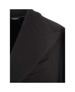 Dolce & Gabbana Deconstructed Single-breasted Coat -Stylish Men-Dolce & Gabbana a582f22e93bac2d8596bf701df24cac5