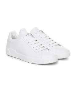 Dolce & Gabbana Portofino Sneakers In Calfskin -Stylish Men-Dolce & Gabbana a6e283afe6be3220f5f98866a9ce286c