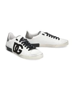 Dolce & Gabbana Leather Low-top Sneakers -Stylish Men-Dolce & Gabbana a87eac7664dccc2c235d79aad2dc938a