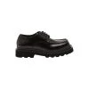 Dolce & Gabbana Black Lace-up Derby With Squared Toe In Leather Man