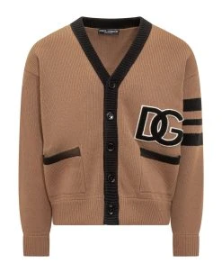 Dolce & Gabbana Cardigan With Logo
