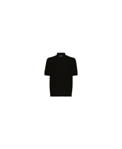 Dolce & Gabbana Logo Jacquard Short-sleeved Polo Shirt