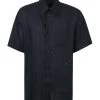 Dolce & Gabbana Logo Plaque Plain Formal Shirt