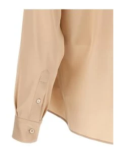 Dolce & Gabbana Wide Neckline Silk Shirt -Stylish Men-Dolce & Gabbana b20619b965faf5839f1052f73d68bc05