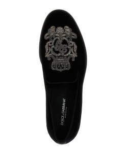 Dolce & Gabbana Emblem Loafers -Stylish Men-Dolce & Gabbana b5879608b0371a24961e0c95e56fe724