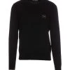 Dolce & Gabbana Logo Plaque Wool Sweater