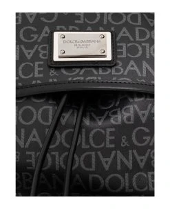 Dolce & Gabbana Monogrammed Backpack -Stylish Men-Dolce & Gabbana b72849c5c2332af13649e9cb859d5a75