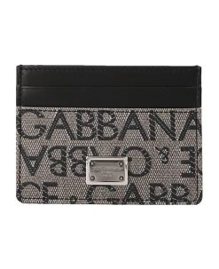 Dolce & Gabbana Jacquard Logo Card Holder