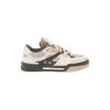 Dolce & Gabbana 'new Roma' Multicolor Sneakers With Embroidered Logo And Oversized Laces In Mixed Materials Man