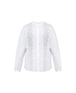 Dolce & Gabbana Lace-trimmed Shirt