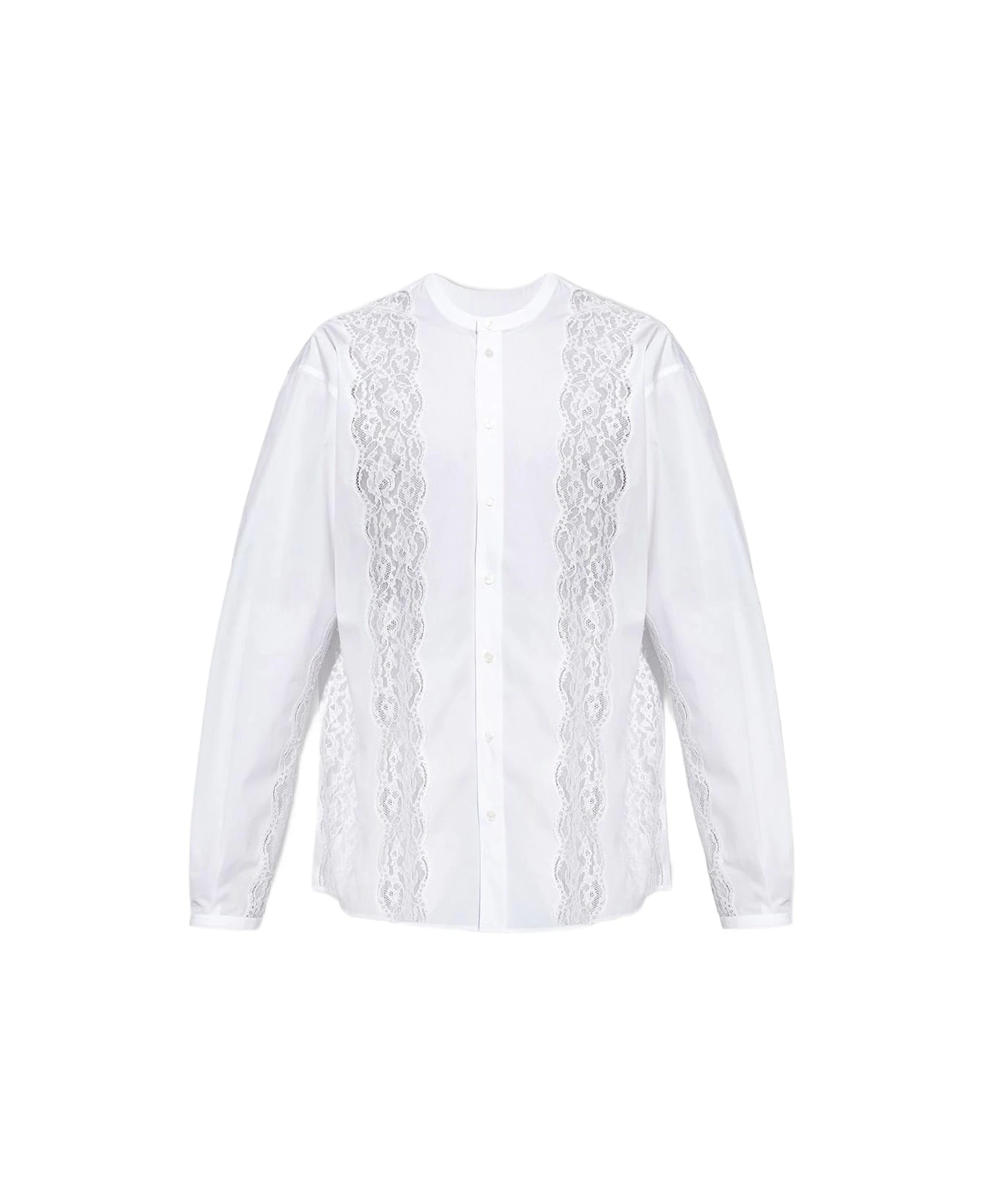 Dolce & Gabbana Lace-trimmed Shirt 1 Dolce & Gabbana Lace-trimmed Shirt