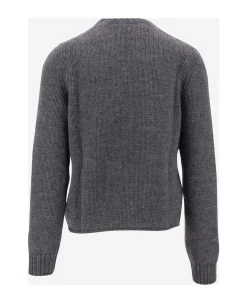 Dolce & Gabbana Wool And Alpaca Blend Sweater 4 Dolce & Gabbana Wool And Alpaca Blend Sweater -Stylish Men-Dolce & Gabbana b996c46a28574cb1aaf274846a596356