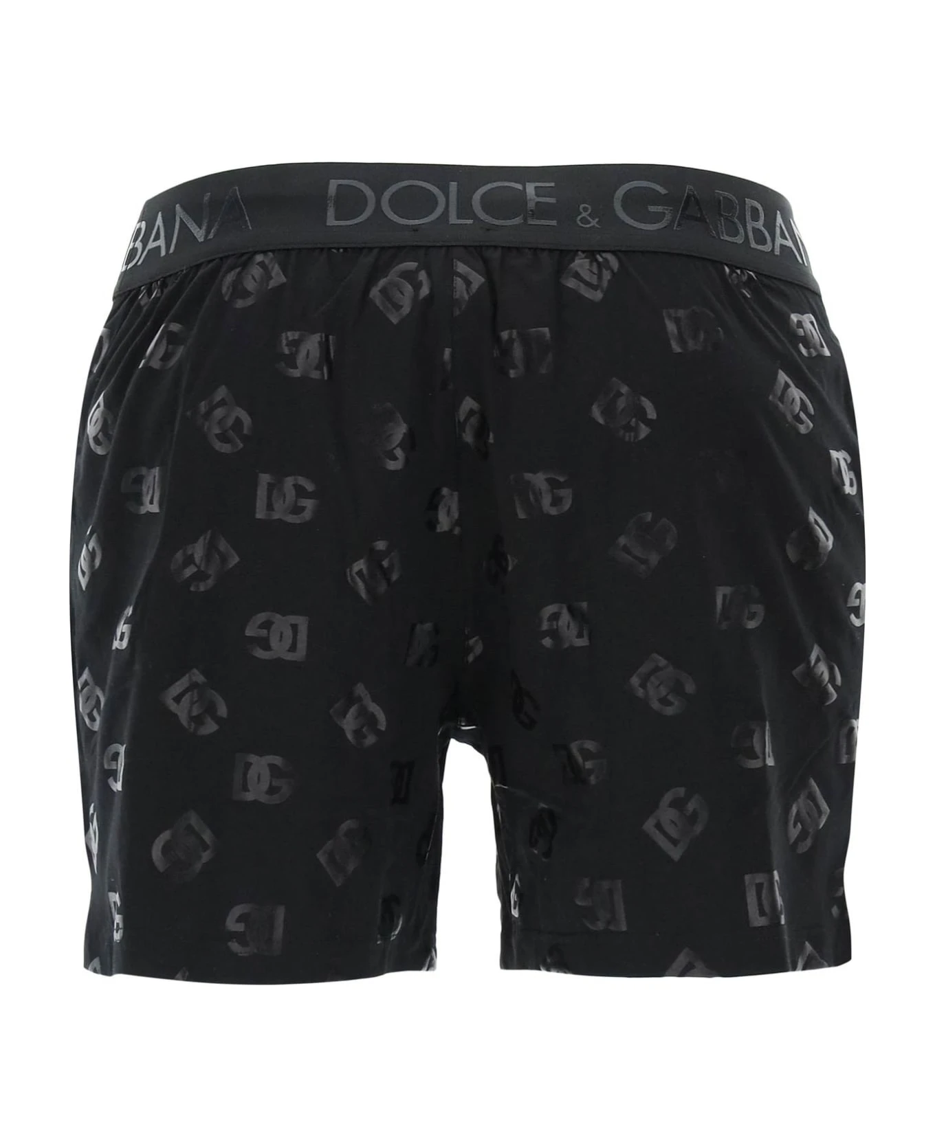 Dolce & Gabbana Long Underwear Trunks With All Over Logo 2 Dolce & Gabbana Long Underwear Trunks With All Over Logo - Image 2