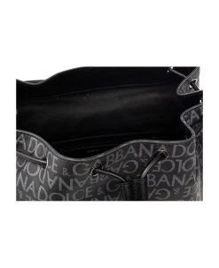 Dolce & Gabbana Monogrammed Backpack -Stylish Men-Dolce & Gabbana c790ba476a020177fc616a960d06bdbd