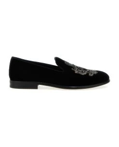 Dolce & Gabbana Emblem Loafers