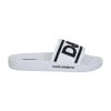 Dolce & Gabbana Front Logo White Pool Slides