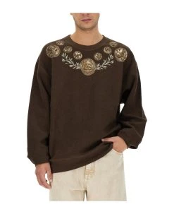 Dolce & Gabbana Coin Print Sweatshirt -Stylish Men-Dolce & Gabbana c7fe45e0cfb6a20ca6c9a087da867c62