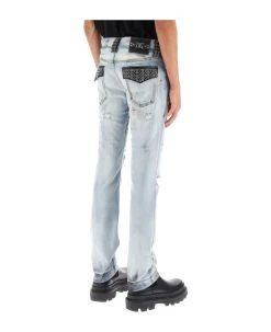 Dolce & Gabbana Re-edition Jeans With Leather Detailing -Stylish Men-Dolce & Gabbana c9ad0cfa697adef38b11c6032c820f10
