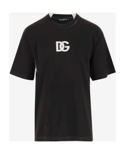 Dolce & Gabbana Cotton Jersey T-shirt With Logo -Stylish Men-Dolce & Gabbana ceadf0ba0e8c5a5f591d6eafc16bc3cd