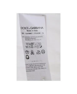 Dolce & Gabbana White Cotton Tuxedo Shirt -Stylish Men-Dolce & Gabbana d084c2c9f4a747f3328d4f8fbcb60f9c