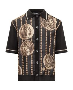 Dolce & Gabbana Serafino Crêpe De Chine Polo