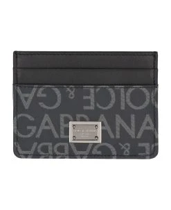 Dolce & Gabbana Logo Detail Leather Card Holder -Stylish Men-Dolce & Gabbana d0cd855acbbcf4b340c72fe14f2827d4