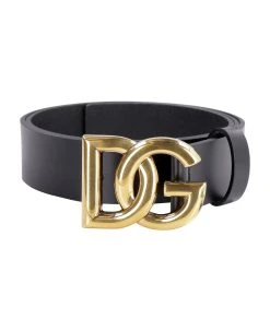Dolce & Gabbana Dg Buckle Leather Belt