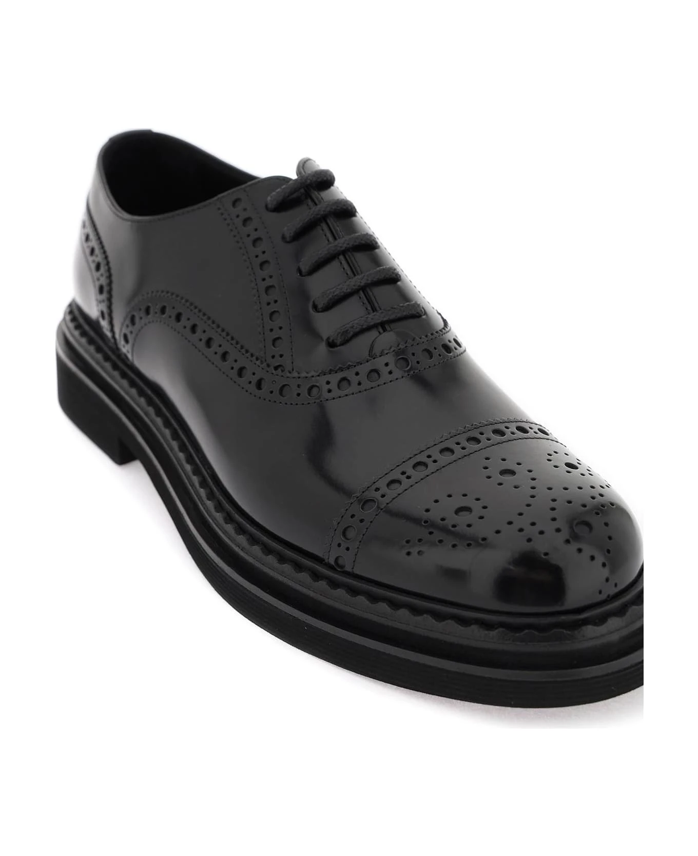 Dolce & Gabbana Brushed Leather Oxford Lace-ups 4 Dolce & Gabbana Brushed Leather Oxford Lace-ups - Image 4
