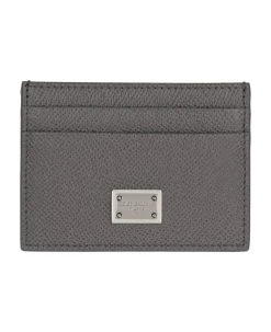 Dolce & Gabbana Dauphine Print Leather Card Holder