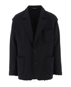 Dolce & Gabbana Single-breasted Cotton Blend Jacket