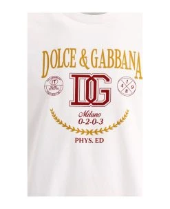 Dolce & Gabbana Dg Logo Printed Interlock T-shirt -Stylish Men-Dolce & Gabbana d93079db070df5abf07fa9aaa97bf6bb