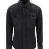 Dolce & Gabbana Distressed Denim Western Shirt