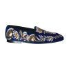 Dolce & Gabbana Embelished Velvet Loafers
