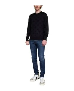 Dolce & Gabbana Logo Detailed Crewneck Sweater -Stylish Men-Dolce & Gabbana dbe9bffaa7efa7f7f06c2062d7fc488b