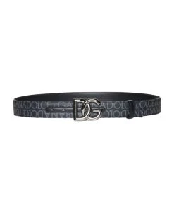 Dolce & Gabbana Logo-tape Fabric Belt