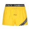 Dolce & Gabbana Logo Waistband Swim Shorts