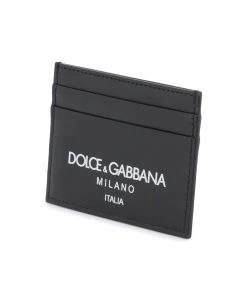 Dolce & Gabbana Logo Leather Cardholder -Stylish Men-Dolce & Gabbana df8c40b2bc419d2bb7de4c9ab0bea9ba